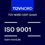 Certification ISO 9001:2015 délivrée par TÜV NORD