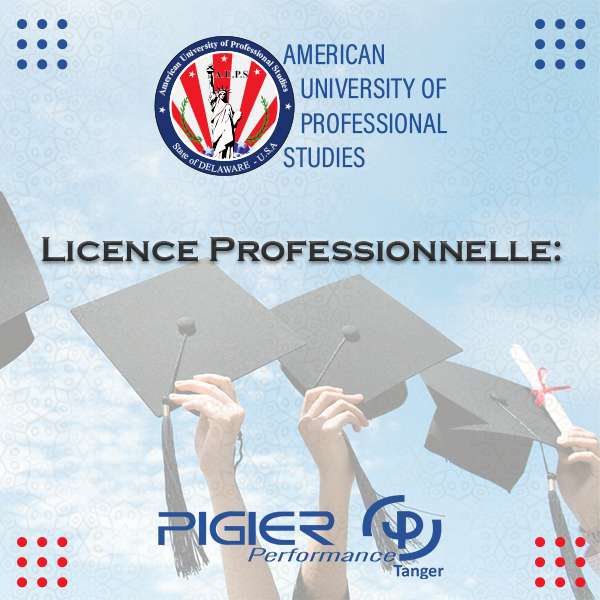 École Pigier Tanger: Licences Professionnelles Privées