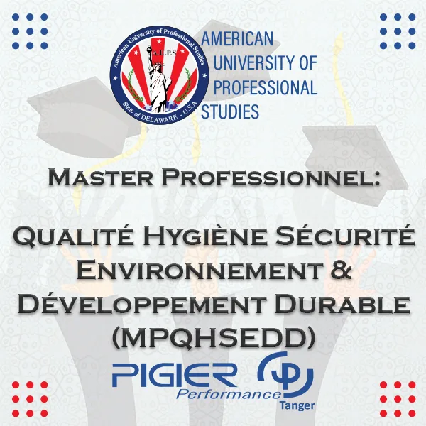 MP Qualité Hygiène Sécurité Environnement & Développement Durable MPQHSEDD