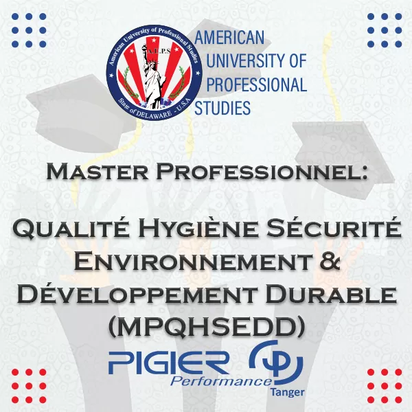 MP Qualité Hygiène Sécurité Environnement & Développement Durable MPQHSEDD